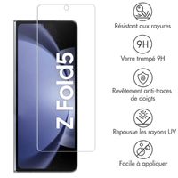 Accezz Protection d'écran en verre trempé Samsung Galaxy Z Fold 5