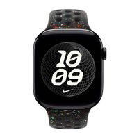 Apple Bracelet Nike Sport Apple Watch Series 1 t/m 11 / SE / Ultra (44/45/46/49 mm) - Taille S/M - Midnight Black