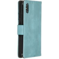 imoshion Étui de télephone portefeuille de luxe Apple iPhone X / Xs - Bleu clair