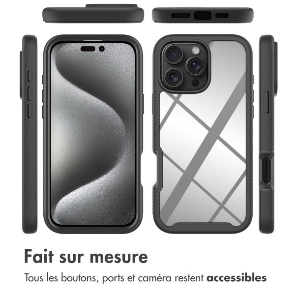 imoshion Coque 360° Full Protective Apple iPhone 16 Pro Max - Noir