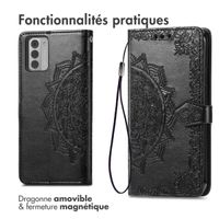 imoshion Etui de téléphone portefeuille Mandala Nokia G42 - Noir