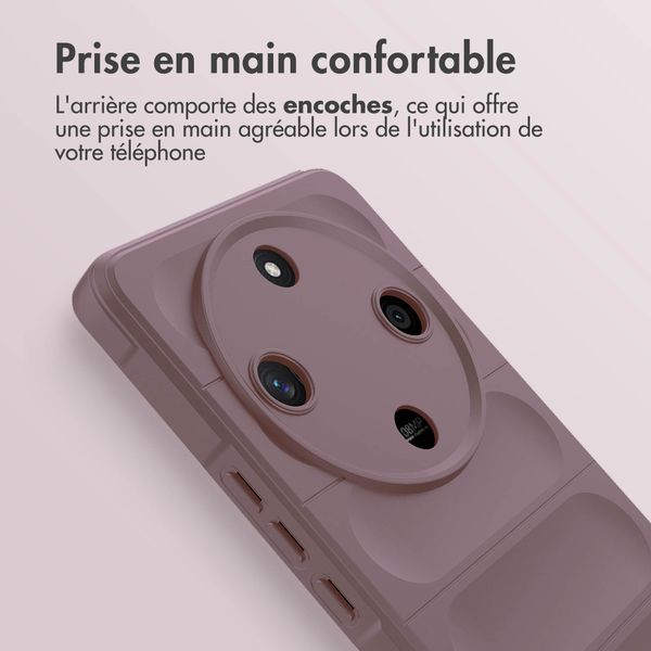 imoshion Coque arrière EasyGrip Honor Magic 6 Lite - Violet