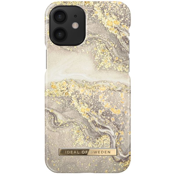 iDeal of Sweden Coque Fashion iPhone 12 Mini - Sparkle Greige Marble