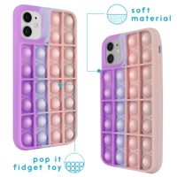 imoshion Pop It Fidget Toy - Coque Pop It iPhone 12 (Pro)-Multicolor