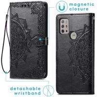 imoshion Etui de télephone Mandala Motorola Moto G30 / G20 / G10 (Power) - Noir