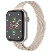 imoshion Bracelet slim Milanese Apple Watch Series 1 t/m 9 / SE (38/40/41 mm) | Series 10 / 11 (42 mm) - Starlight