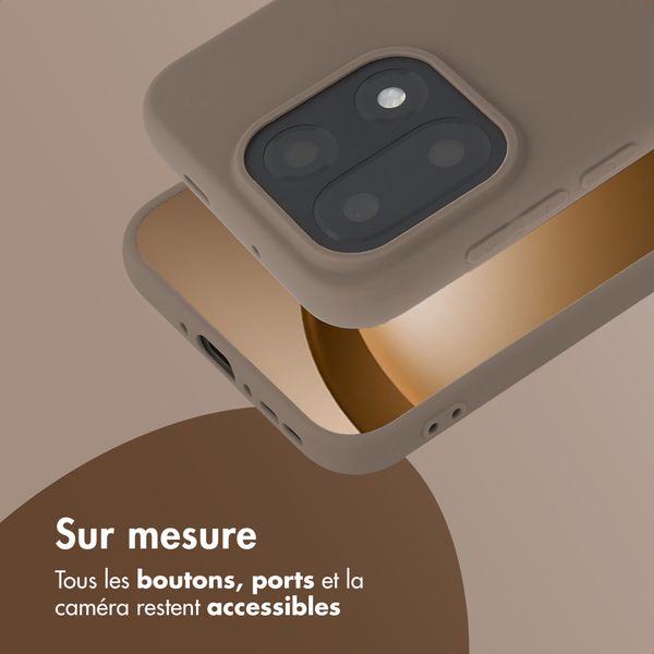 imoshion Coque Couleur OnePlus 15 - Marron