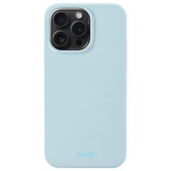 Holdit Coque Silicone Apple iPhone 15 Pro Max - Mineral Blue