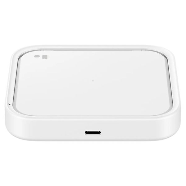 Samsung ﻿Wireless Charger Pad - Chargeur sans fil - Avec adaptateur et câble de charge - 15 Watt - Blanc