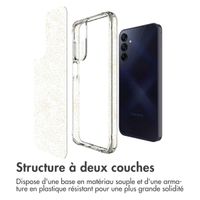 imoshion Coque arrière transparente Pailletée Samsung Galaxy A15 (5G/4G) - Doré