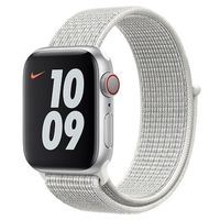 Apple Bracelet Nike Sport Loop Apple Watch Series 1 t/m 9 / SE (38/40/41 mm) | Series 10 / 11 (42 mm) - Summit White