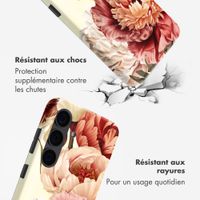 Selencia Coque arrière Vivid Samsung Galaxy S24 - Vintage Peony