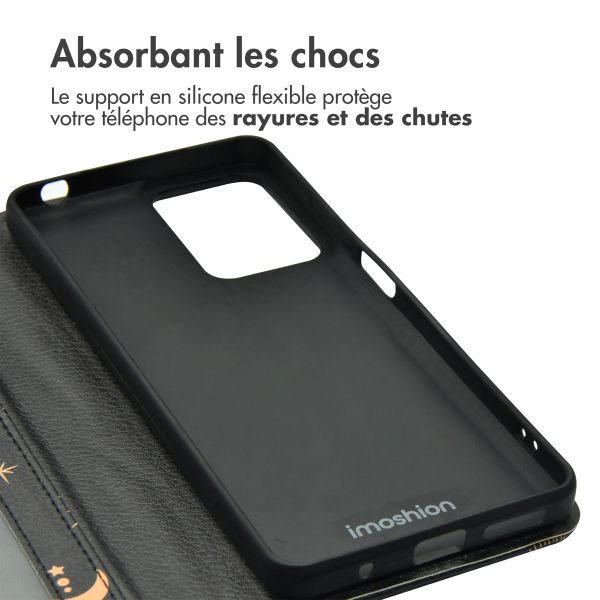 imoshion Étui de télephone portefeuille Design Motorola Moto G24 Power - Sky Black