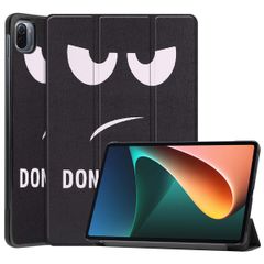 imoshion Coque tablette Trifold Xiaomi Pad 5 / 5 Pro - Don't touch