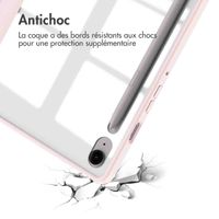 imoshion Coque tablette rigide Trifold iPad Samsung Tab S9 FE 10.9 pouces / Tab S9 11.0 pouces - Rose