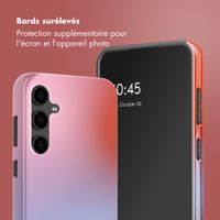 Selencia Coque arrière Vivid Samsung Galaxy S24 FE - Gradient Soft Blush