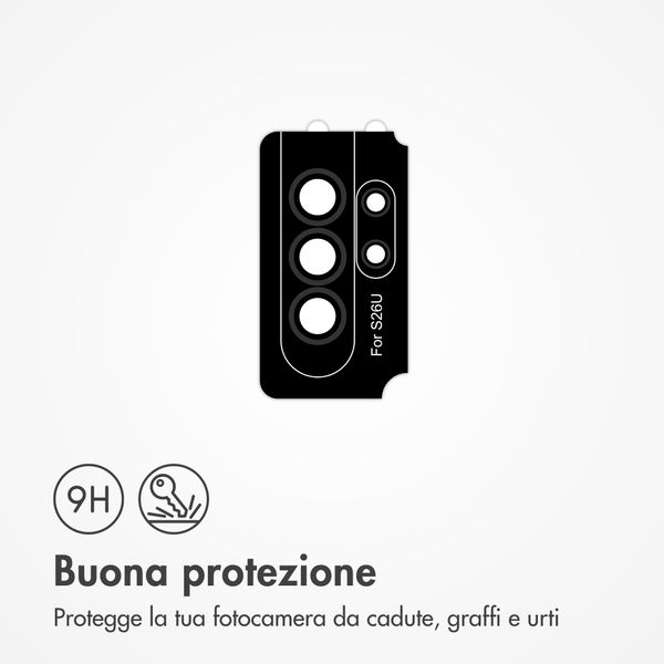 imoshion Lot de 2 protections d'objectif de caméra Samsung Galaxy S26 / S26 Plus - Noir