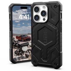 UAG Coque arrière Monarch Pro Apple iPhone 15 Pro - Carbon Fiber