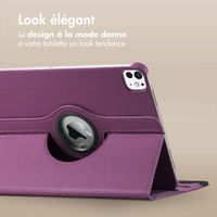 imoshion Coque tablette rotatif à 360° iPad Pro 12.9 (2022) / Pro 12.9 (2021) - Violet