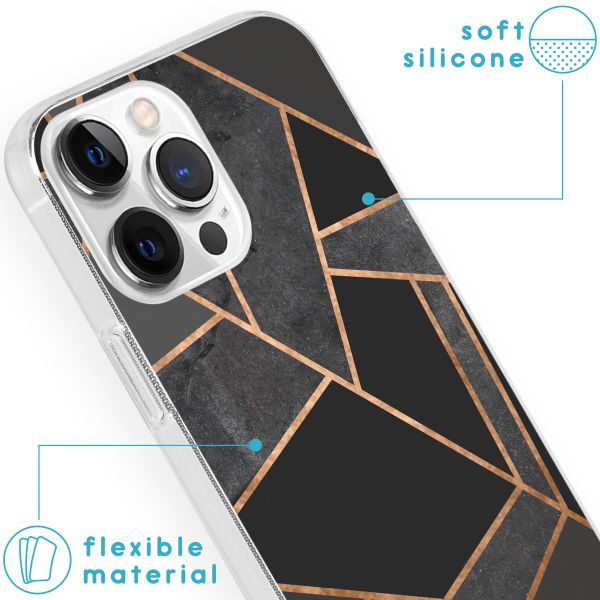 imoshion Coque Design Apple iPhone 13 Pro Max - Black Graphic