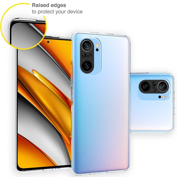 Accezz Coque Clear Xiaomi Poco F3 - Transparent