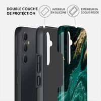 Burga Coque arrière Tough Samsung Galaxy A34 (5G) - Emerald Pool