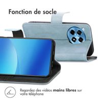 imoshion Étui de télephone portefeuille de luxe OnePlus 12R - Bleu clair