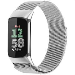 imoshion Bracelet magnétique milanais Fitbit Charge 5 - Taille S - Argent