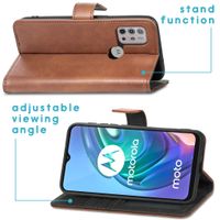 imoshion Étui de télephone portefeuille Motorola Moto G30 / G20 / G10 (Power) - Marron