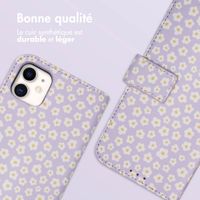 imoshion Étui de télephone portefeuille Design Apple iPhone 11 - White Daisy