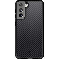 Itskins Coque Hybrid Carbon Samsung Galaxy S21 - Noir