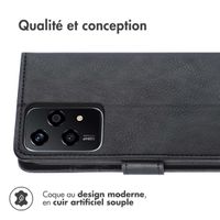 imoshion Étui de téléphone portefeuille Luxe Honor 200 Lite - Noir