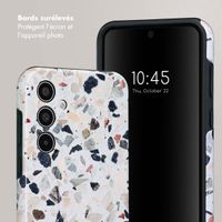 Selencia Coque arrière Vivid Samsung Galaxy A35 - Chic Terazzo
