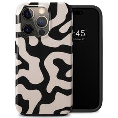 Selencia Coque arrière Vivid Apple iPhone 15 Pro - Art Wave Black