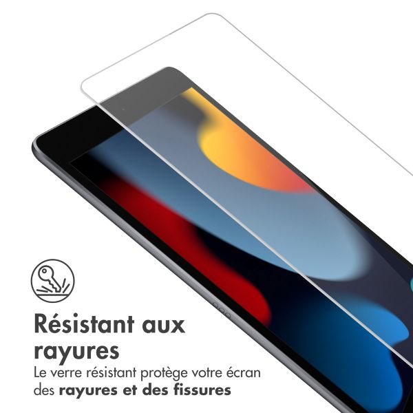 imoshion Protection d'écran en verre trempé iPad 9 (2021) 10.2 pouces / iPad 8 (2020) 10.2 pouces / iPad 7 (2019) 10.2 pouces - Transparent