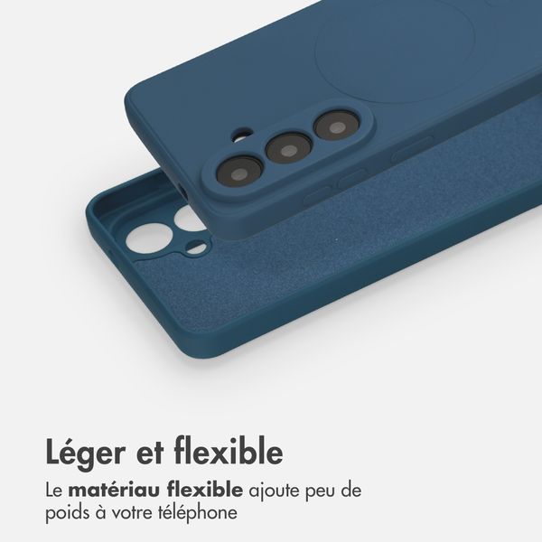 imoshion Coque Couleur avec MagSafe Samsung Galaxy S26 Plus - Bleu foncé