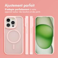 imoshion Coque Color Guard avec MagSafe iPhone 15 Pro - Rose clair