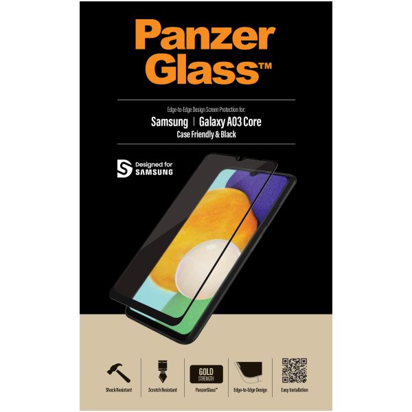 PanzerGlass Protection d'écran en verre trempé Case Friendly Anti-bactéries Samsung A13 (5G/4G) / A04s