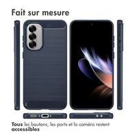 imoshion Coque Brushed Samsung Galaxy A56 - Bleu foncé