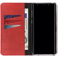 Selencia Étui de téléphone portefeuille en cuir véritable Samsung Galaxy Note 9