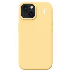 iDeal of Sweden Coque en silicone avec MagSafe Apple iPhone 17e / 16e / 15 / 14 / 13 - Soft Lemon