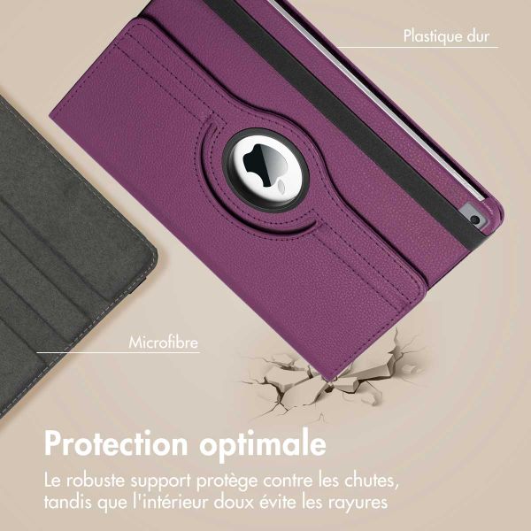 imoshion Coque tablette rotatif à 360° iPad 9 (2021) 10.2 pouces / iPad 8 (2020) 10.2 pouces / iPad 7 (2019) 10.2 pouces 