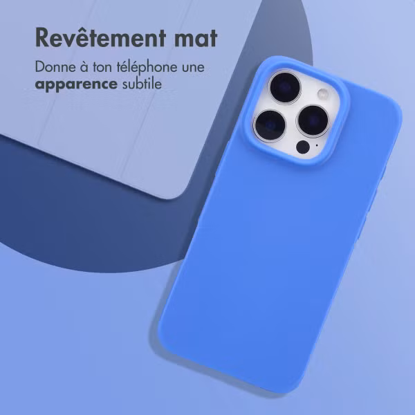 imoshion Coque Couleur Apple iPhone 16 Pro - Cobalt Blue