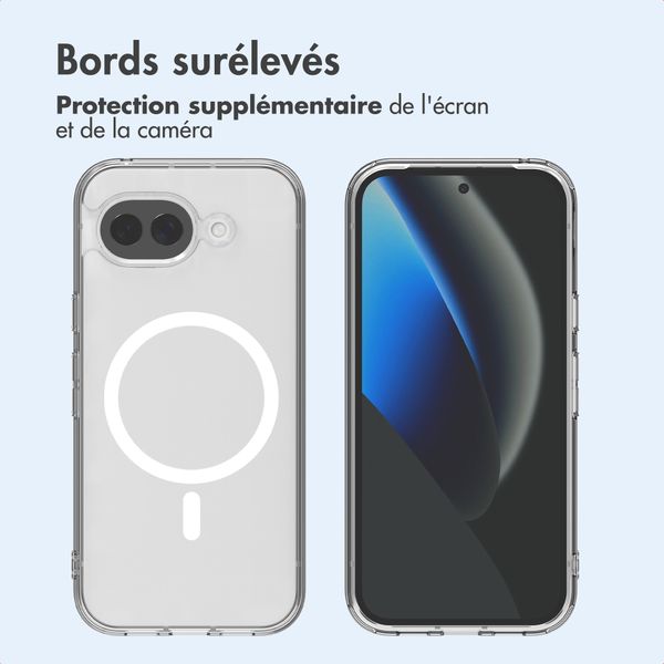 imoshion Coque arrière de protection avec MagSafe Google Pixel 10a - Transparent