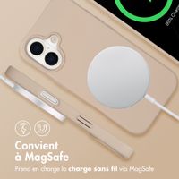 imoshion Coque arrière Color avec cordon amovible et MagSafe Apple iPhone 17 - Nude