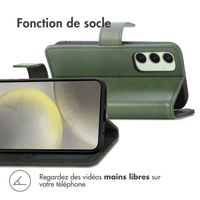 imoshion Étui de télephone portefeuille Samsung Galaxy S24 FE - Vert