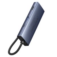 Baseus UltraJoy Concentrateur USB-C 7-in-1 - 4K 60Hz - Charge de 100 watts - Station d'accueil - Space Grey