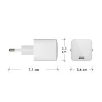 dbramante1928 re-charge | Chargeur Secteur - USB-C 30 watts - Blanc