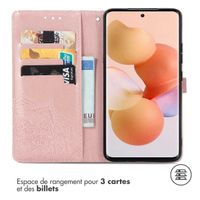 imoshion Etui de téléphone portefeuille Mandala Xiaomi 12T (Pro) - Rose Dorée