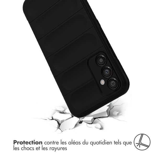 imoshion Coque arrière EasyGrip Samsung Galaxy A34 (5G) - Noir